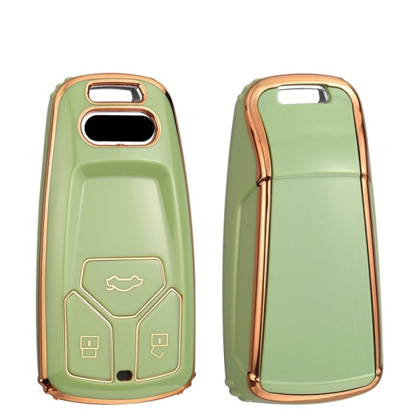 Fashion TPU-fodral Bil Fjärrkontroll Nyckelskydd Skal För A4 B9 A5 A6 8S 8W Q5 Q7 4M S4 S5 S7 TT TTS TFSI RS Protector Fob Keyless Red