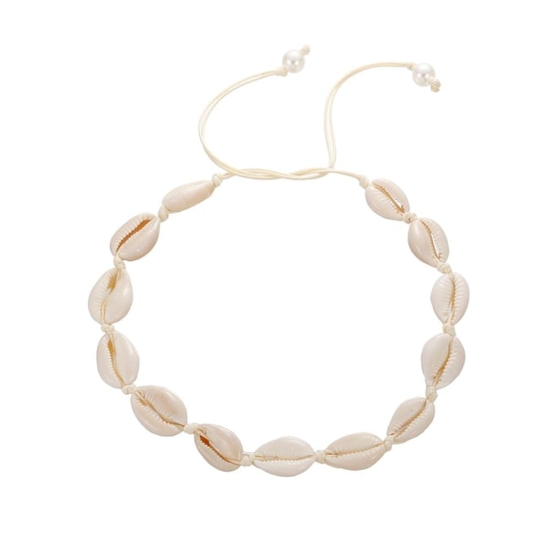 Hot Conch Seashell Halskjede Dame Smykker Sommer Strand Shell Choker Bohemian Tau Cowrie Perlekjeder Håndlaget Krage Kvinnelig Style 6 Overseas
