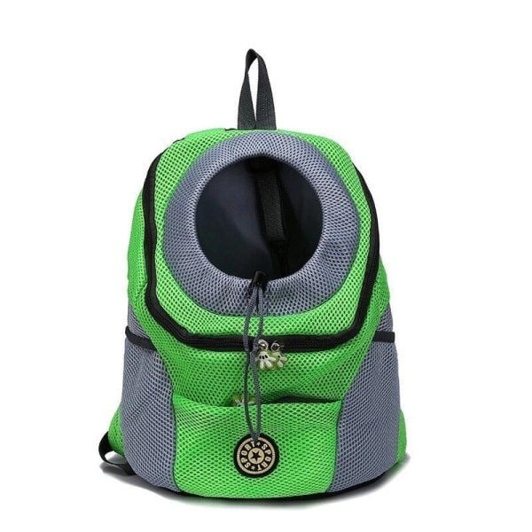 Hundbärväska Ryggsäck för Hundar Ut Dubbel Axel Bärbar Reseryggsäck Utomhus Hundbärväska Reseset Black M for 5-10kg
