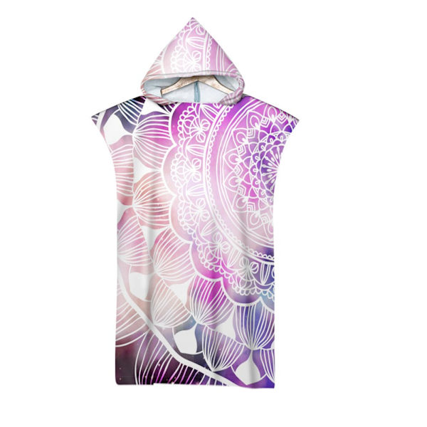 Anpassningsbar Snabbtorkande Utomhusbadhandduk Mikrofiber Badrockar Kappor Huvförsedd Poncho Surf Dam Badkläder 2021 1 75x110CM