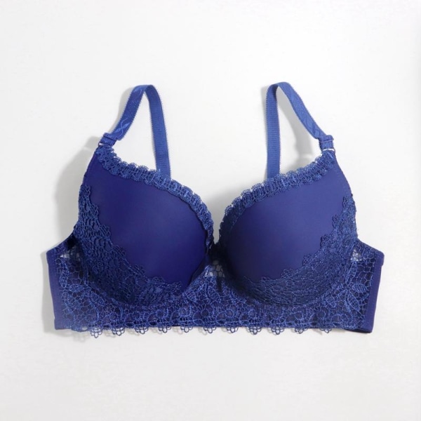 Enfärgad Dam Stor Storlek BH 38D 40D 42D 44D 46D 48D Femme Plus Size Underkläder Bygel Formpressad BH White 100D