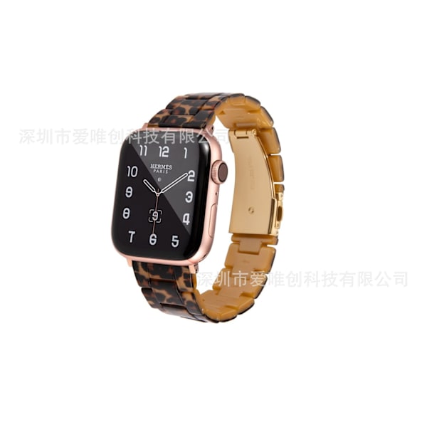 Kellon ranneke Apple Watch iWatch 38/40/41mm Leopardi kuosi