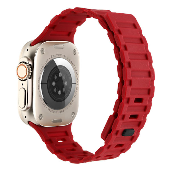 Klockarmband för Apple Watch iWatch 41/40/38mm Burgundy