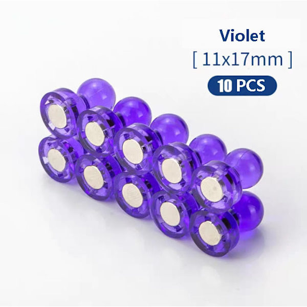 10 st Trycknålar Kontor häftstift Starka Neodymmagneter Konmagneter Supermagnet anslagstavla Schack Magnetiska trycknålar 10pcs crystal 17X11