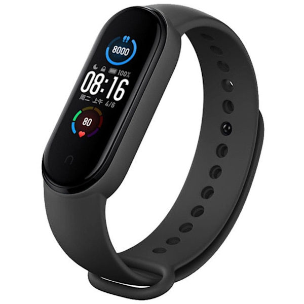 Stropp for Xiaomi Mi Band 6 5 4 3 Sport Armbånd Silikonarmbånd Mi Band 3 4 Band5 erstatningsstropper For mi band 6 klokkebånd A9 For mi band 3