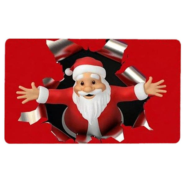 Jultomten Jul Dörrmatta Kuddfodral Juldekorationer för Hemmet 2023 Navidad Ornament Julgransprydnader Nyårspresenter C - 002