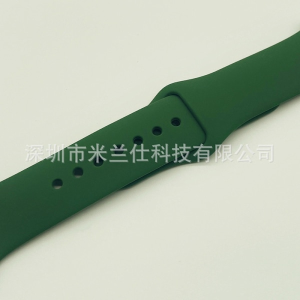 Klockarmband för Apple Watch iWatch 38/40/41/42mm-S10 utökad storlek ML kod 66 militärgrön