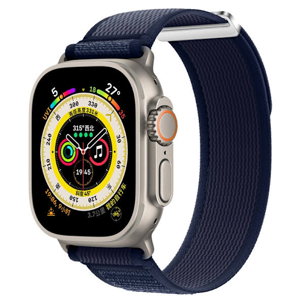Klockarmband för Apple Watch iWatch 38/40/41/42mm Mörkblå