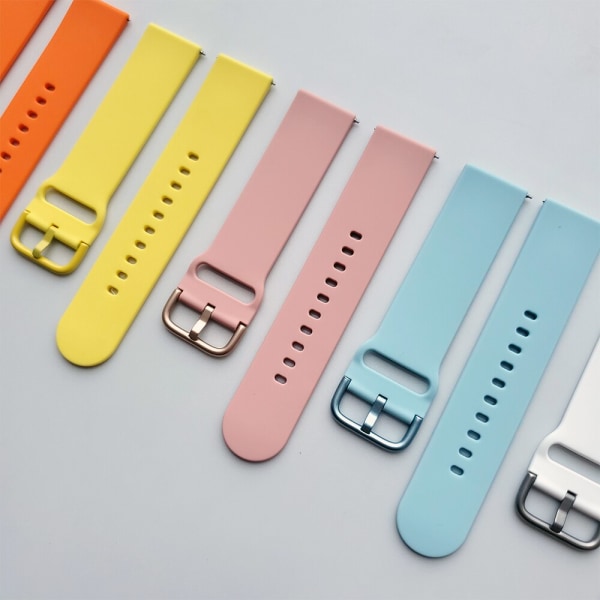 Urheilullinen silikoni vaihdettava ranneke Xiaomi Mi Watch Color Sports Edition -rannekkeelle Mi Watch Color -rannekorun rannekkeille Correa Black other 22mm width lug