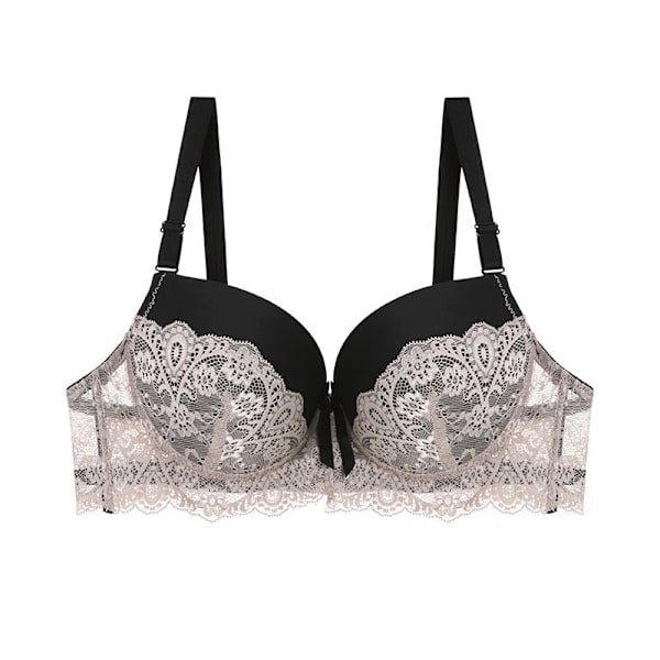 Nyheter 2023 Push Up BH för Kvinnor Spets Sexiga Underkläder BC Kupa Dam Underkläder Sous Vetement Femme Sexy Beige 75C