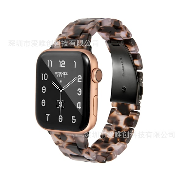 Urrem til Apple Watch iWatch 42/44/45mm lysegrå blomst