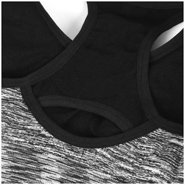 Joogaliivit Naiset Langattomat Säädettävät Fitness Toppi Urheiluliivit Black L
