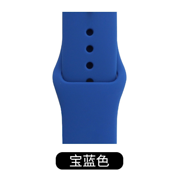 Kellon ranneke Apple Watch iWatch 38/40/41/42 S10 ML Long Royal Blue -kelloon