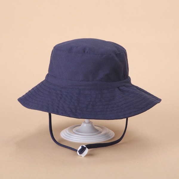 Forår og sommer Ny solhat til mænd og kvinder, baby åndbar hurtigtørrende strandhat, solbeskyttende justerbar bucket hat til børn Purple XS（46）