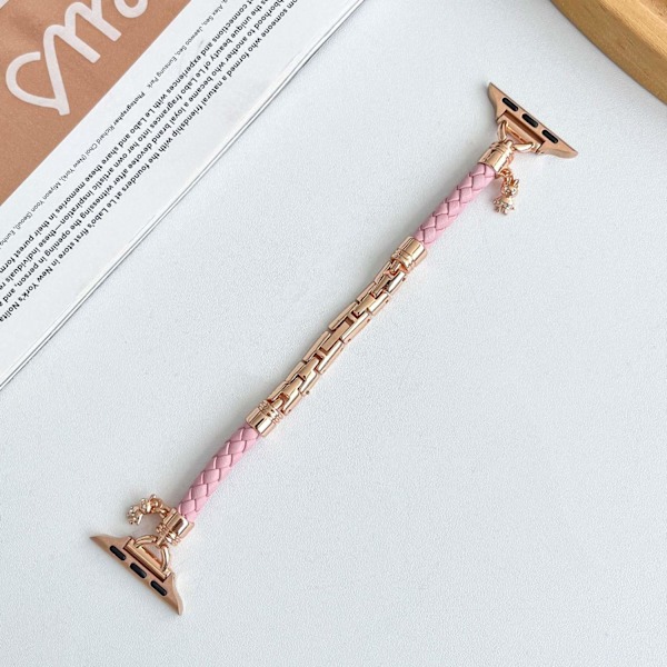 Klockarmband för Apple Watch iWatch 38/40/41mm Roséguld Rosa