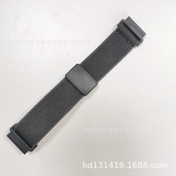 Klockarmband för Apple Watch iWatch för Samsung Galaxy 4/5/6 enfärgad mörkgrå