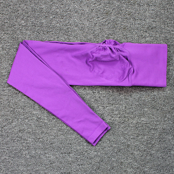 Joogaleggingsit Fitness Juoksu Korkeavyötäröiset Joogahousut Naisille Pink M