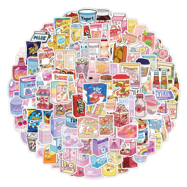 100 kpl Söpö Korealainen Karhu Tyttö Ins Sarjakuvahahmo Päiväkirjatarrat Uudelleenkäytettävät Kirjoitusvälinetarrat Matkatavaratarrat 100 sheets snack pack