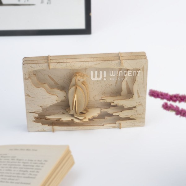 3D Barne Tidlig Utdanning Pedagogiske Leker Tre Dimensjonalt Puslespill DIY Kreativ Vitenskap og Utdanning Håndlaget C003-Dolphin