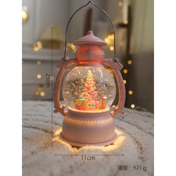 Juledekorasjoner Juledekorasjoner lykter Nordiske snøflak innendørs scene butikk layout ferie kreative ornamenter Pink Lany)
