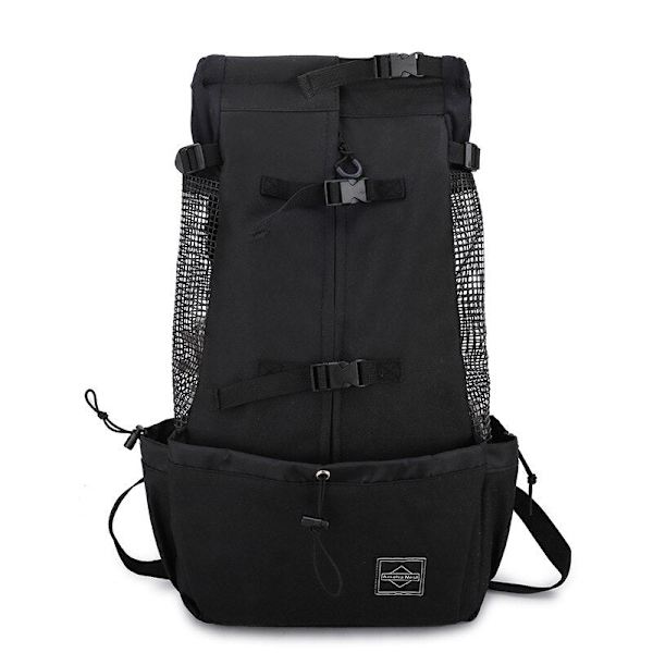Ulkoilureppu pennuille ja keskikokoisille koirille, hengittävä kantoreppu pienille koirille ja ranskanbulldogeille, lemmikkitarvikkeet Light Gray XL-suit 15-28kg