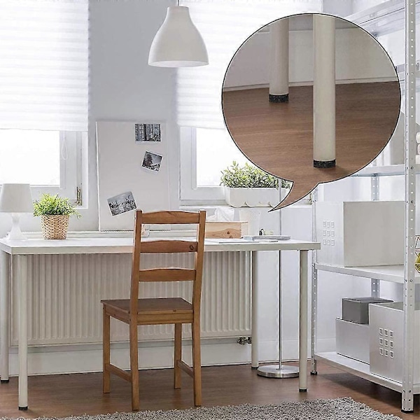 3 Rullar Självhäftande Möbel Filt (100cm * 10cm + 100cm * 5cm + 100cm * 2cm) Klipp Valfri Form Starkt Lim Glidmatta Tejp Stol Golvskydd