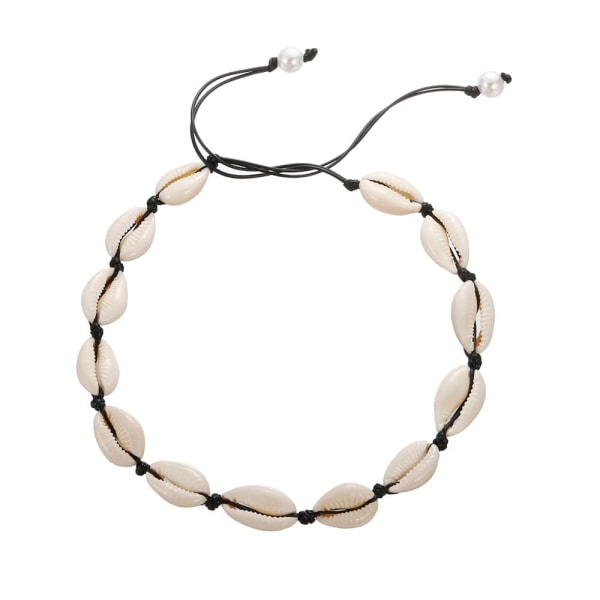 Hot Conch Seashell Halskjede Dame Smykker Sommer Strand Shell Choker Bohemian Tau Cowrie Perlekjeder Håndlaget Krage Kvinnelig Style 21 Overseas
