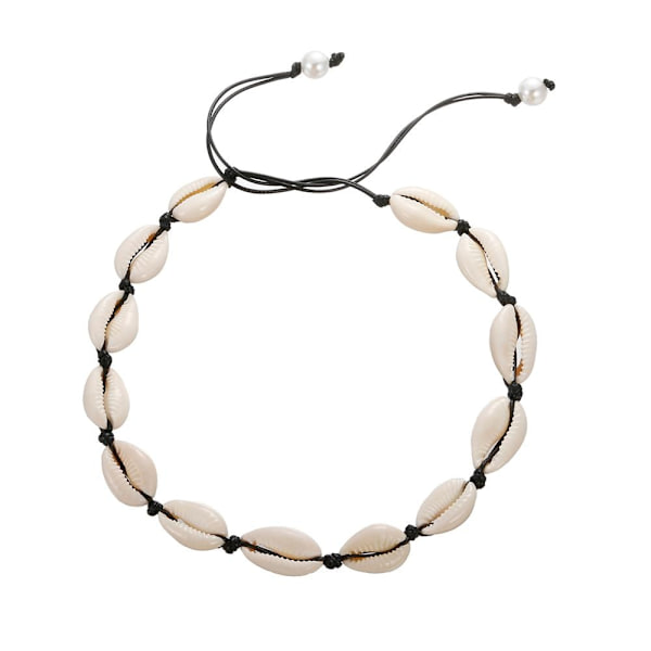 Kuuma simpukankuorikaulakoru naisille, koruja kesään, ranta simpukka choker boheemi köysi cowrie helmikaulakorut käsintehty kaulus naisille Style 13 Overseas