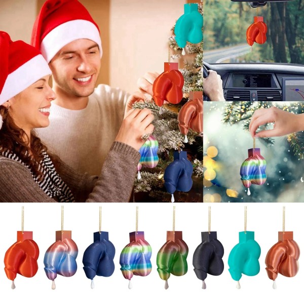 Rolig Julhänge Julgransprydnad Juldekor Trädhängande Prydnad Hem Juldekor Kreativ Gåva G One Size