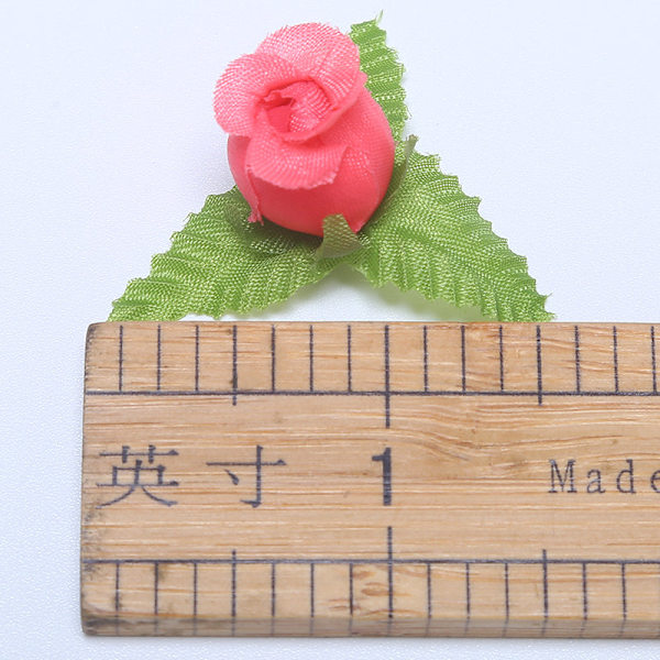 12 st Mini Konstgjorda Blommor Sidenros Bukett för Bröllopsfest Heminredning DIY Krans Scrapbook Tillbehör Gold