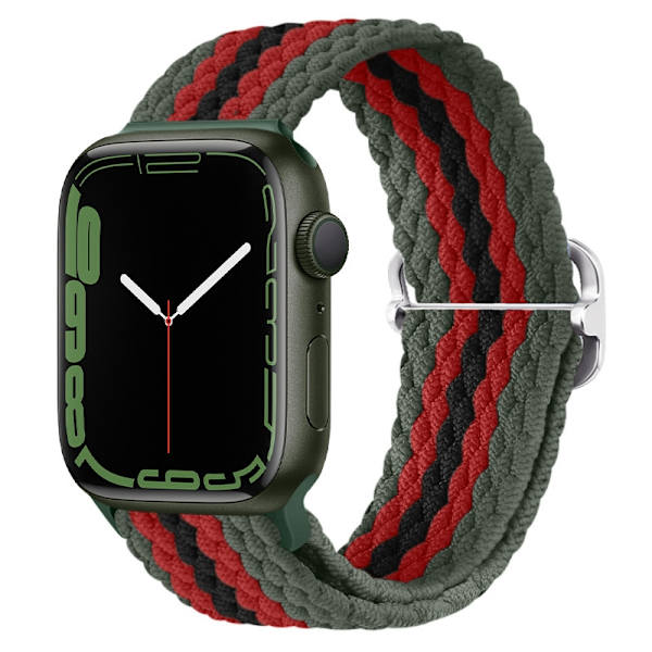 Klockarmband för Apple Watch iWatch 38/40/41/42mm svart tunn remsa