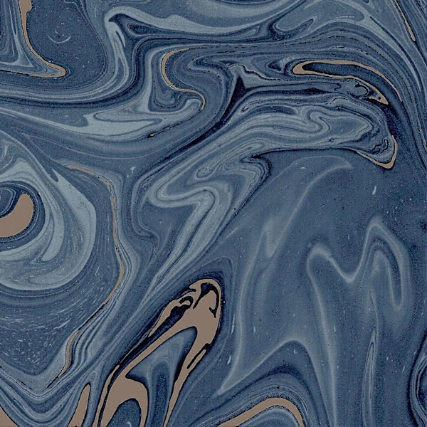Liquid - Marineblå/Gull Fresco