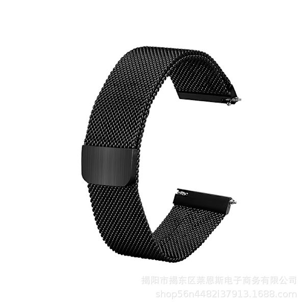 Kellon ranneke Apple Watch iWatch -kelloon, soveltuva liitäntä 38-40-41mm s10-42mm HW-Musta-Milanomagneettinen imu, korkealaatuinen
