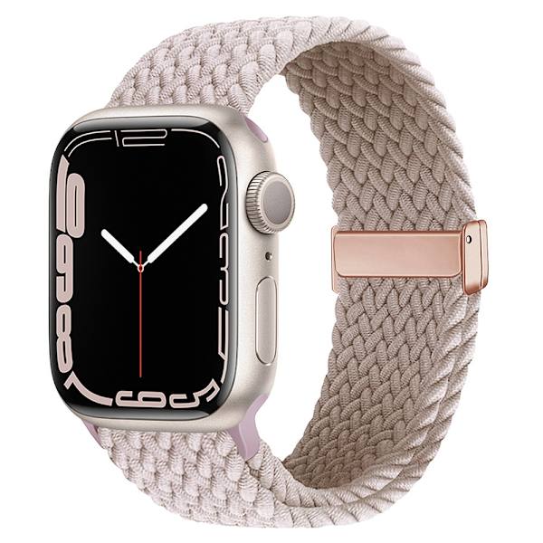 Kellon ranneke Apple Watch iWatch 38/40/41mm Savu Violetti Harmaa
