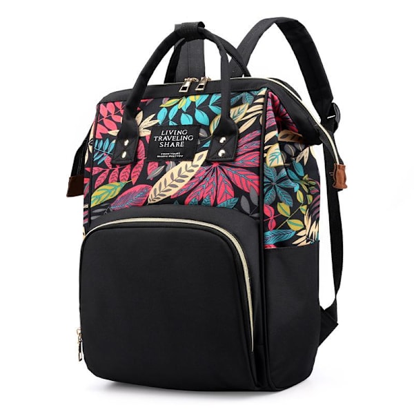 Muoti Urheilu Ulkoilu Swagger Laukku Polyamidit ja Nylon Reppu Black