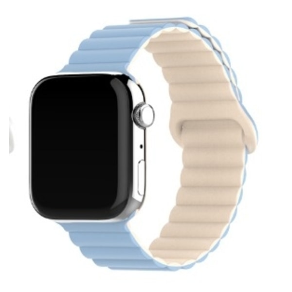 Klockarmband för Apple Watch iwatch 38/40/41mmS10 42mm Dimblå med Stjärnljus