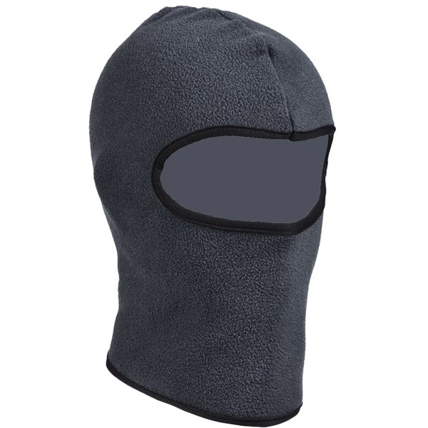 Balaklava Lue for Barn Vinter Full Ansiktsmaske Ski Termisk Vindtett Polar Fleece Halsvarmer for Gutter Jenter Ski Sykling Vandring One Size Light Grey