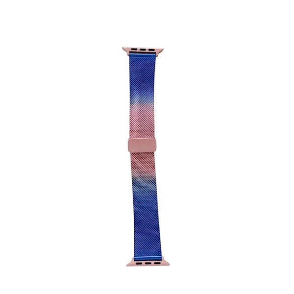 Klockarmband för Apple Watch iWatch för 38/40/41mm rosrosa + blå