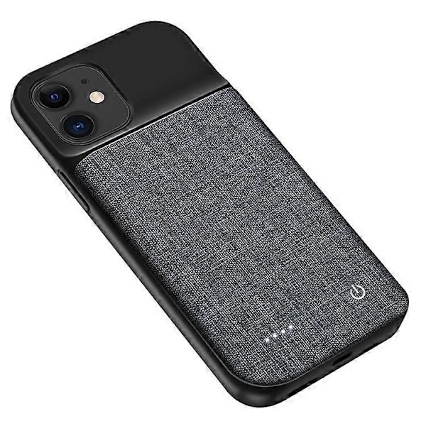 6800mAh Batterifodral Kompatibelt För iPhone 11 6.1 tum, Oxfordtyg Portabelt Batteripack Uppladdningsbart Externt Backup Batteri Ch