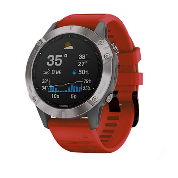 22 mm:n rannekkeet Garmin Fenix 6/5/Forerunner 945 -kelloihin White