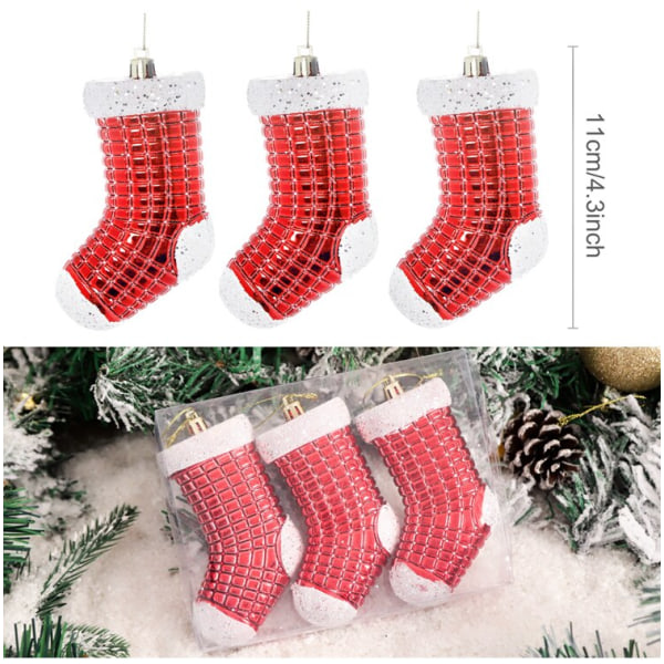 Polkagris Julgransdekoration God Jul Dekorationer för Hemmet Navidad Gåva Julgransprydnader Nyår 6pcs Ornament 3
