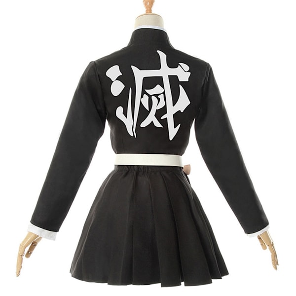 Aikuisten lasten Demon Slayer Kimetsu no Yaiba Anime Kimono Kanroji Mitsuri Cosplay -asu A2 only costume M