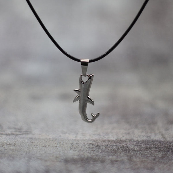 Mantarokke Halskjede Havdyr Anheng Justerbart Håndlaget Bohemia Voks Tau Choker Menn Kvinner Smykker Gave Joyas N0051-Silver
