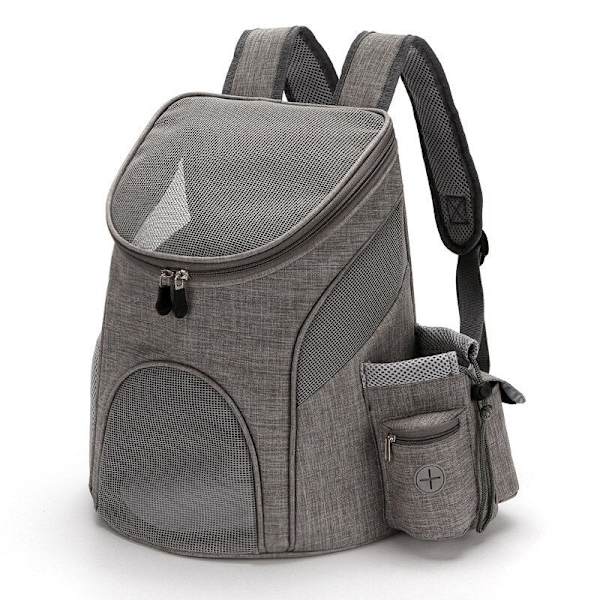 Lemmikkieläinten Kantolaukku Kissa Kaksinkertainen Olkalaukku Ulkoilu Matka Kantoreppu Turvavetoketjuilla Hengittävä Pennun Kantolaukku Red Black L 45X36X30