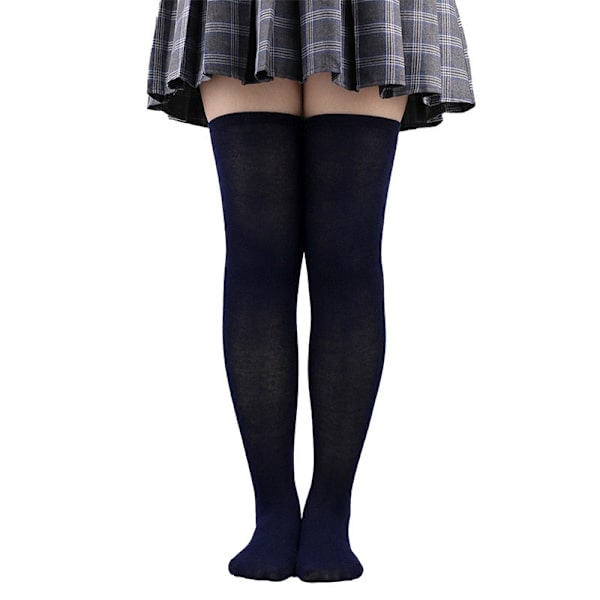 Naisten pitkät sukat syksy talvi korkeat sukat tytöille sopivat kaikkeen polven yli sukat esiintymisasut cosplay lämpimät wine red One Size