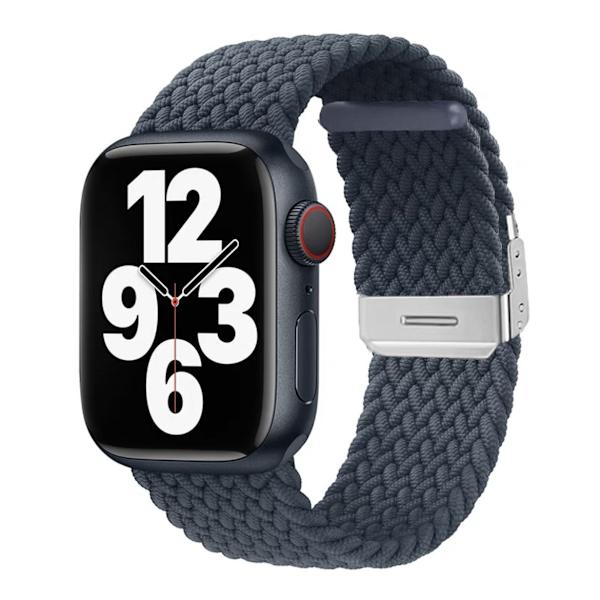 Klockarmband för Apple Watch iWatch S10-42mm 8/40/41mm kolgrå