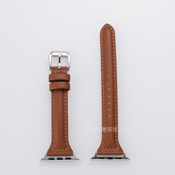 Klokkereim for Apple Watch iWatch S10 eksklusiv 46mm Brun PG liten midje