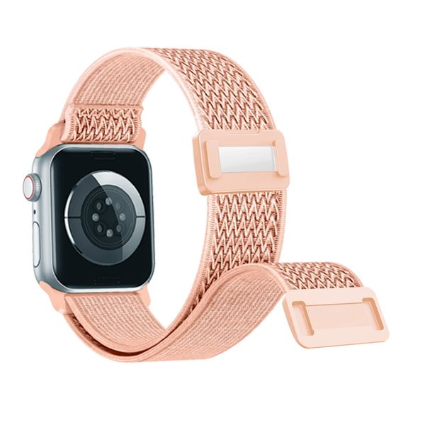 Klockarmband för Apple Watch iWatch 42/44/45/49MM Plast inre magnetspänne W-korn sandpuder