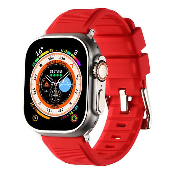 Kellon ranneke Apple Watch iWatch 38/40/41/42mm 0. sukupolvi punainen
