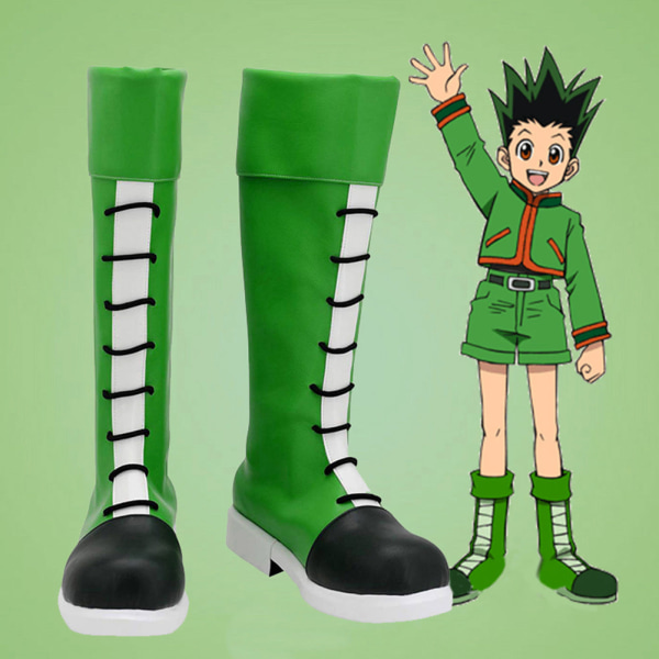 Hunter x Hunter Gon Freecs Cosplay Skor Stövlar Vuxen Halloween Carnival Kostymer Rekvisita Custom Made Custom Made Male 44